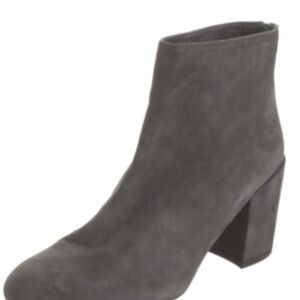 Stuart Weitzman Charcoal Ankle Booties